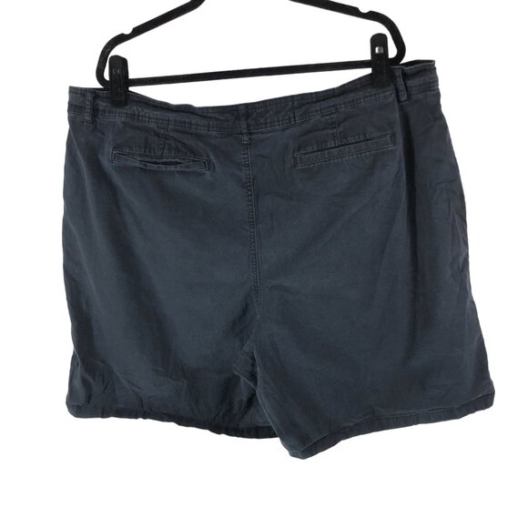 Joe Fresh Womens Casual Black Shorts Cotton Stretch 22W - Picture 2 of 4